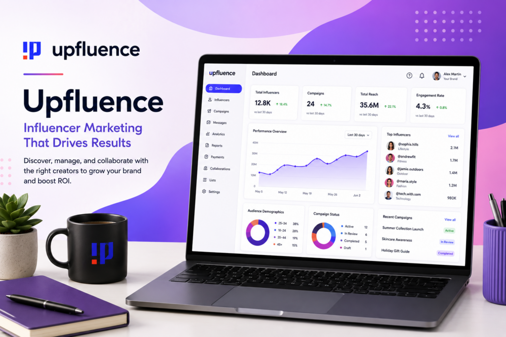Upfluence review – influencer marketing platform pricing, ecommerce integrations, and creator matching features