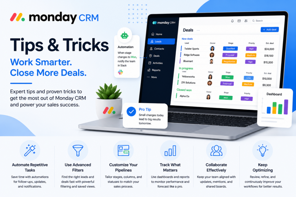 monday CRM review 2026 – pricing, pipeline management, and AI sales tools for small business teams