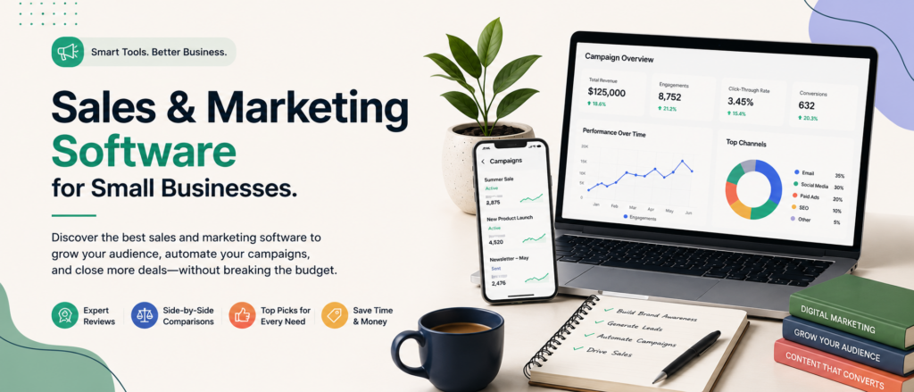 Sales & Marketing Software reviews for Small Businesses
