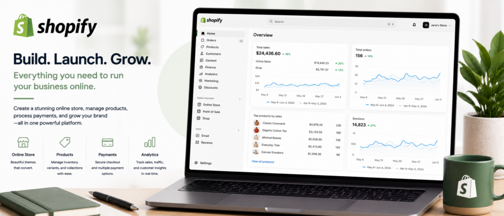 Shopify review – ecommerce platform pricing, app store, and online store builder features for small business