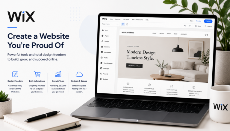 Wix review – website builder pricing, ecommerce features, and design tools for small business online stores