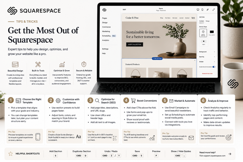 Squarespace review – ecommerce pricing, design templates, and online store features for small business