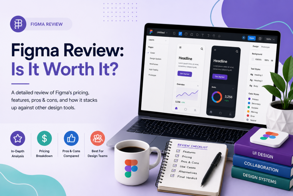 Figma review, Figma pricing, Figma vs Adobe, design collaboration tool, UI UX design software, Figma for small business, Figma free plan, Figma seat pricing, prototyping tool, Figma alternatives