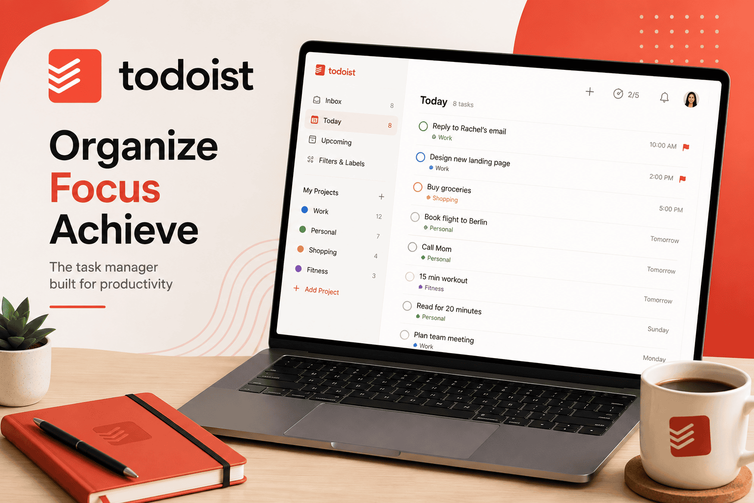 Todoist Review: Features, Pricing, Setup Guide & Tips