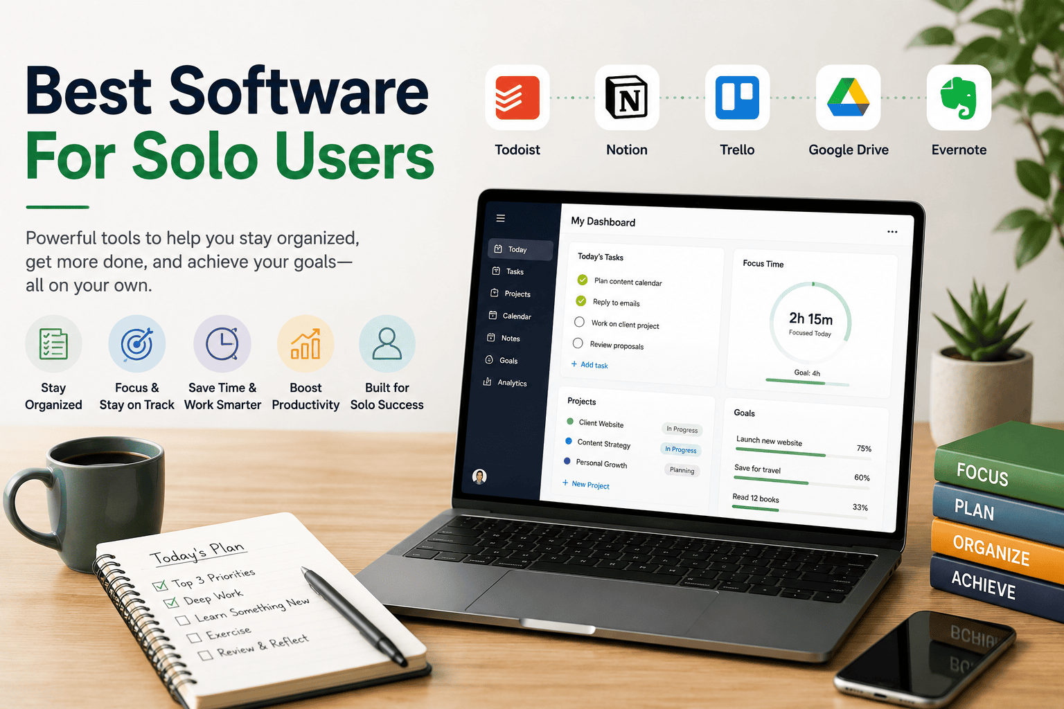 Best Software For Solo Users: Tools That Don’t Need a Team