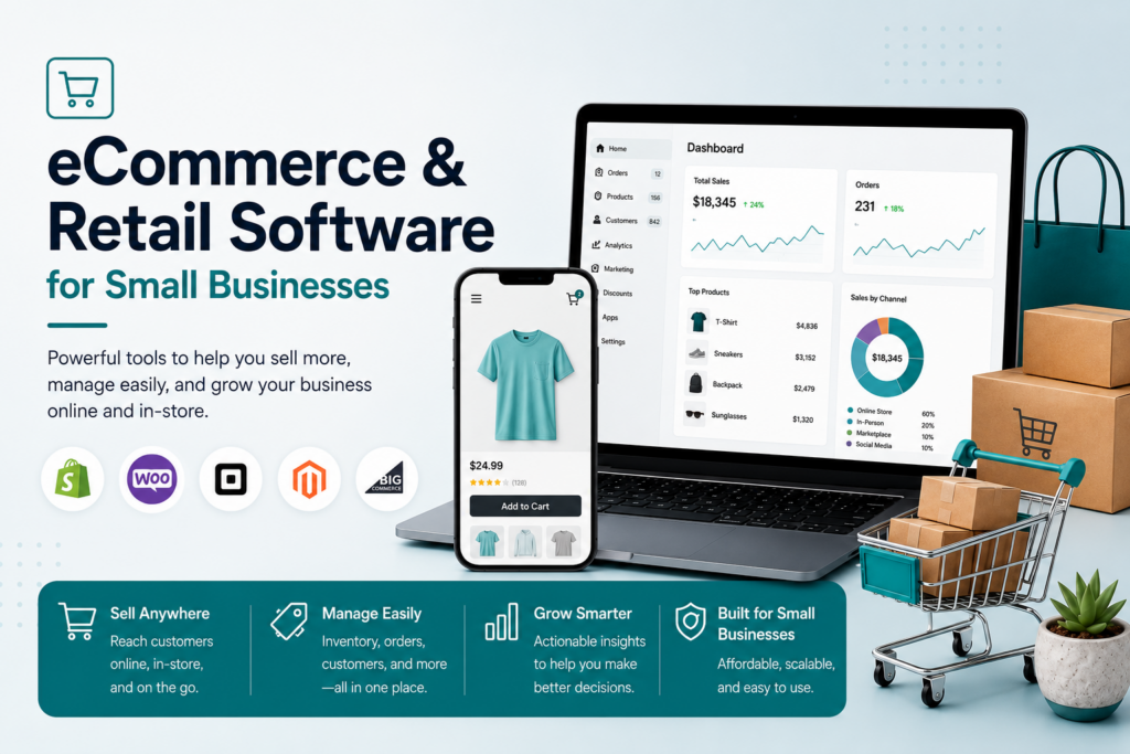 best eCommerce & retail software for small businesses